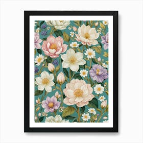 Floral Pattern Art Print