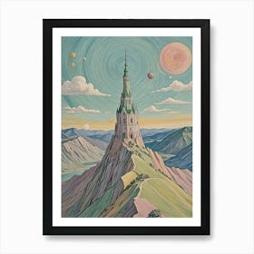 Castle In The Sky Art Print