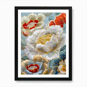 Chinese Embroidery 5 Art Print