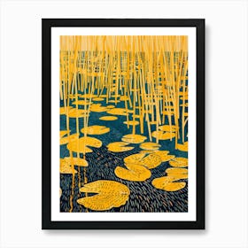 Lily Pads 1 Art Print