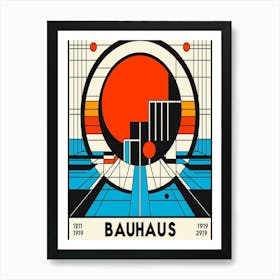 Bauhaus exhibition print 1919 Art Print