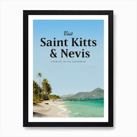 Saint Kitts And Nevis Art Print