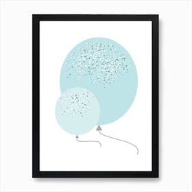 Up In The Air Mint Art Print