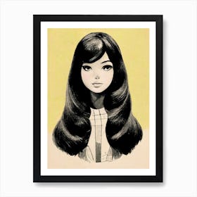 Miss Sixties Art Print