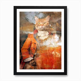 Animal Surreal Art Illustration In A Painting Style 04 Art Print