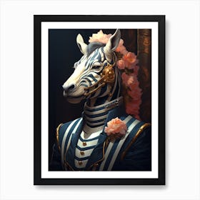 Zebra 2 Art Print