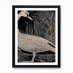 Swan Wall Art Above Tv 1 Art Print