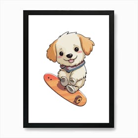 Prints, posters, nursery and kids rooms. Fun dog, music, sports, skateboard, add fun and decorate the place.33 Art Print