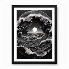 'Ocean Wave' 1 Art Print