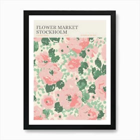 Flower Market Stockholm Poster