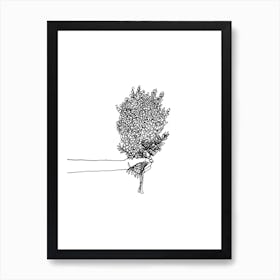 Flower Bunch Art Print