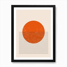 Abstract Shapes And Lines Graphics No 5 Art Print