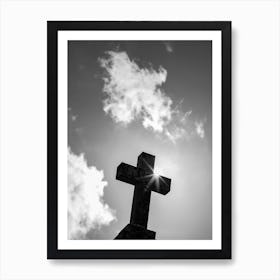 Cross in the Sky Art Print