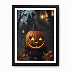 Halloween Pumpkin 1 Art Print