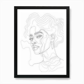 Portrait Of A Woman 236 Art Print