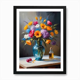 Flowers In A Vase 21 Art Print