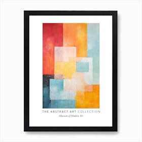 Colourful Abstract 2 Exhibition Poster Art Print