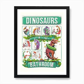 Dinosaurs Art Print