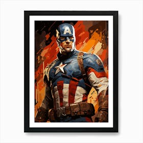 Captain America 5 Art Print