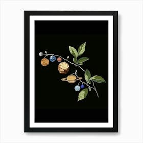 Planets On A Branch Art Print