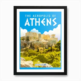 Athens Acropolis Art Print