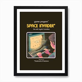 Space Invader Art Print