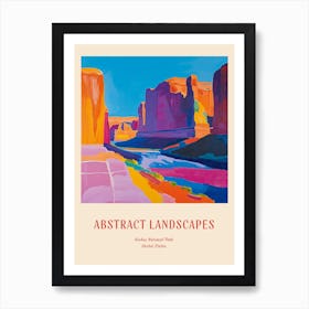 Colourful Abstract Arches National Park Usa 2 Poster Art Print