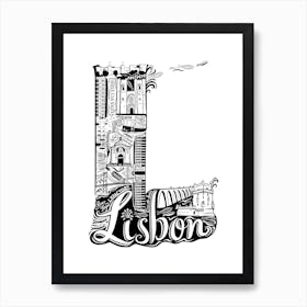 Lisbon Art Print