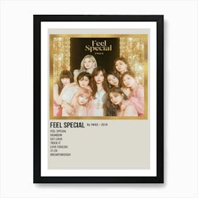 Feel Special By Twice 2019 Poster 1 Art Print