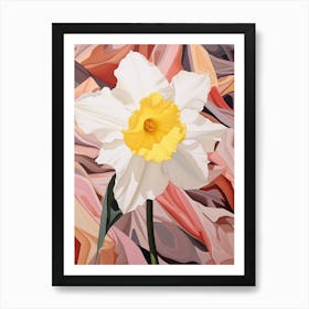 Daffodil 1 Flower Painting Art Print