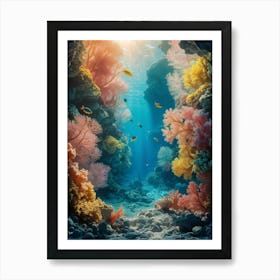 Coral Reef Underwater Art Print