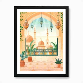 Islamic Background 2 Art Print