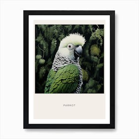 Ohara Koson Inspired Bird Painting Parrot 2 Poster Art Print