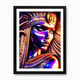 Cleopatra Portrait Artwork 128 Art Print