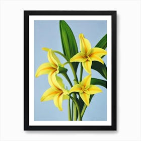 Easter Lily Bold Graphic Art Print