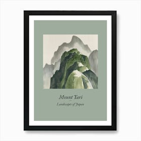 Landscapes Of Japan Mount Yari 69 Art Print