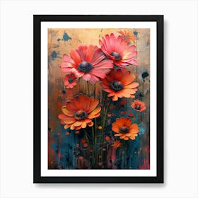 Gerberas Art Print