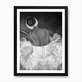 Ballerina in Studio Art Print