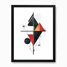 Abstract Geometric Shapes Art Print