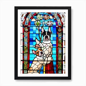 Stained Glass Window 1 Art Print