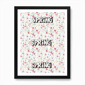 Spring Flowers 5 Art Print