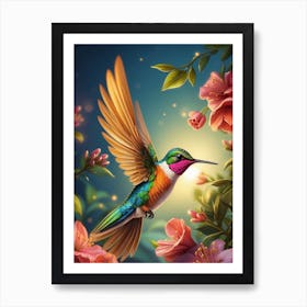 Hummingbird Art Print