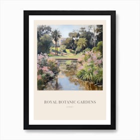 Royal Botanic Gardens Sydney Australia 3 Vintage Cezanne Inspired Poster Art Print