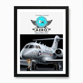 Hall-O-Gram Creations Aero Prototype Concept ~Reimagined 17 Art Print