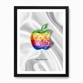 Steve Jobs Food Art Print