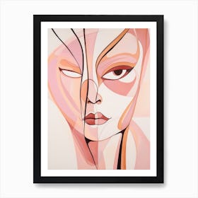 Abstract Portrait Of A Woman 29 Art Print