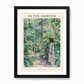 In The Garden Poster Kew Gardens England 2 Art Print