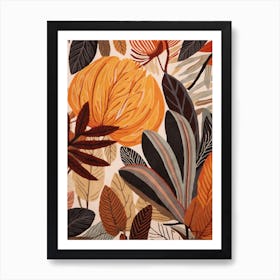 Fall Botanicals Leaves Art Print