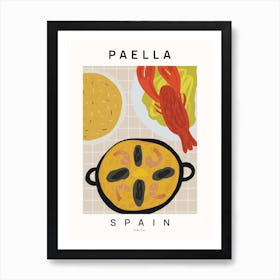 Paella Art Print