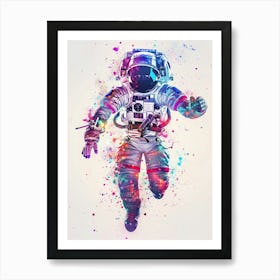 Astronaut Canvas Print 4 Art Print